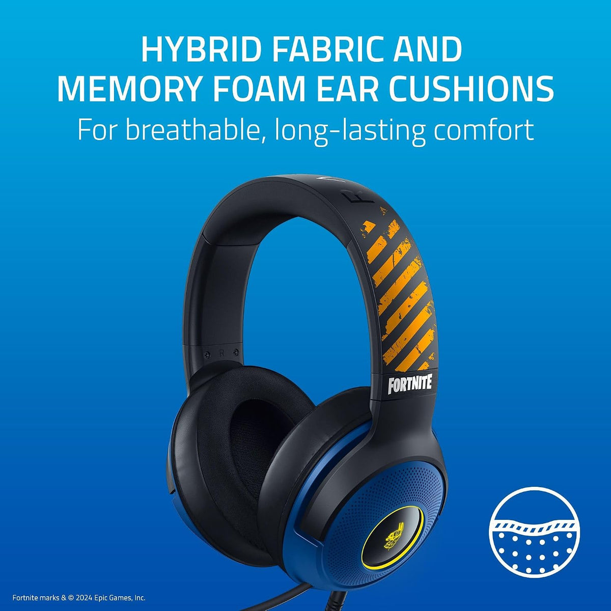 Razer Kraken V3 X Wired USB Gaming Headset — Blue — product image 6