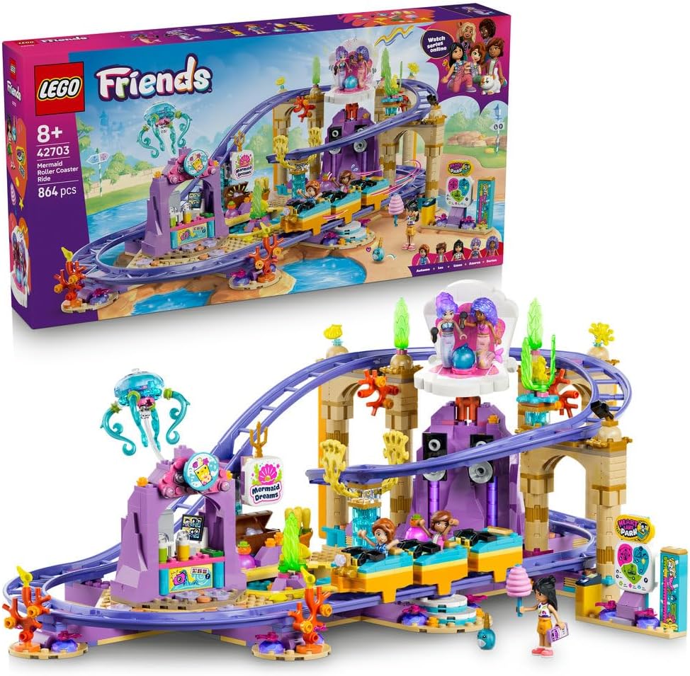 LEGO Friends Mermaid Roller Coaster Ride 42703