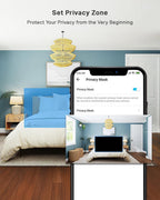 TP-Link Tapo Pan/Tilt Smart Security Camera, Indoor CCTV, 360 Rotational Views, Works with Alexa&Google Home, No Hub Required, 1080p, 2-Way Audio, Night Vision, SD Storage, Device Sharing (TC70)