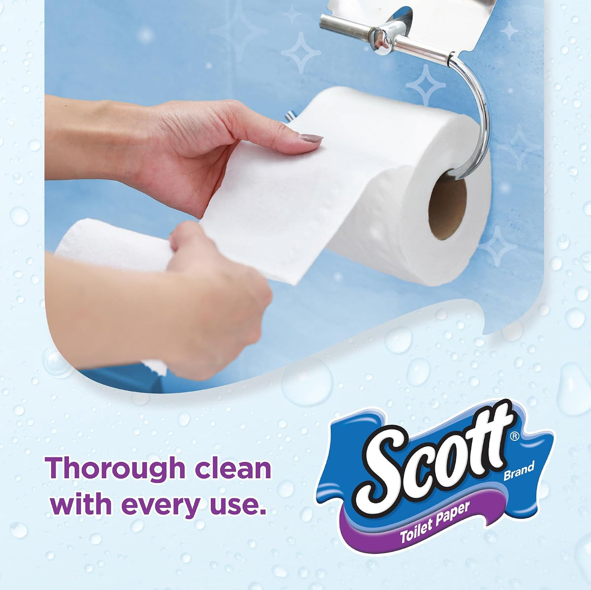 Scott Embossed White Toilet Paper, Jumbo Roll, 2ply 360 Sheets, 10 Rolls — additional view 3
