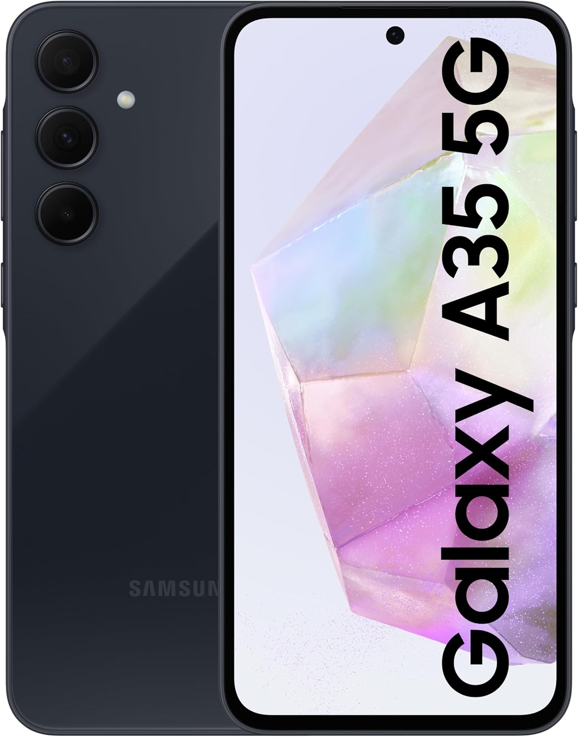 Samsung Galaxy A35 5G (Awesome Navy, 8GB RAM, 128GB Storage) | Premium Glass Back | 50 MP Main Camera (OIS) | Nightography | IP67 | Corning Gorilla Glass Victus+ | sAMOLED with Vision Booster