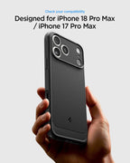 Spigen Rugged Armor MagFit for iPhone 18 Pro Max case / 17 Pro Max - Black — Matte Black — product image 8