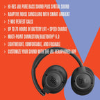 JBL Tune 780NC Noise Cancelling Headphones — Black
