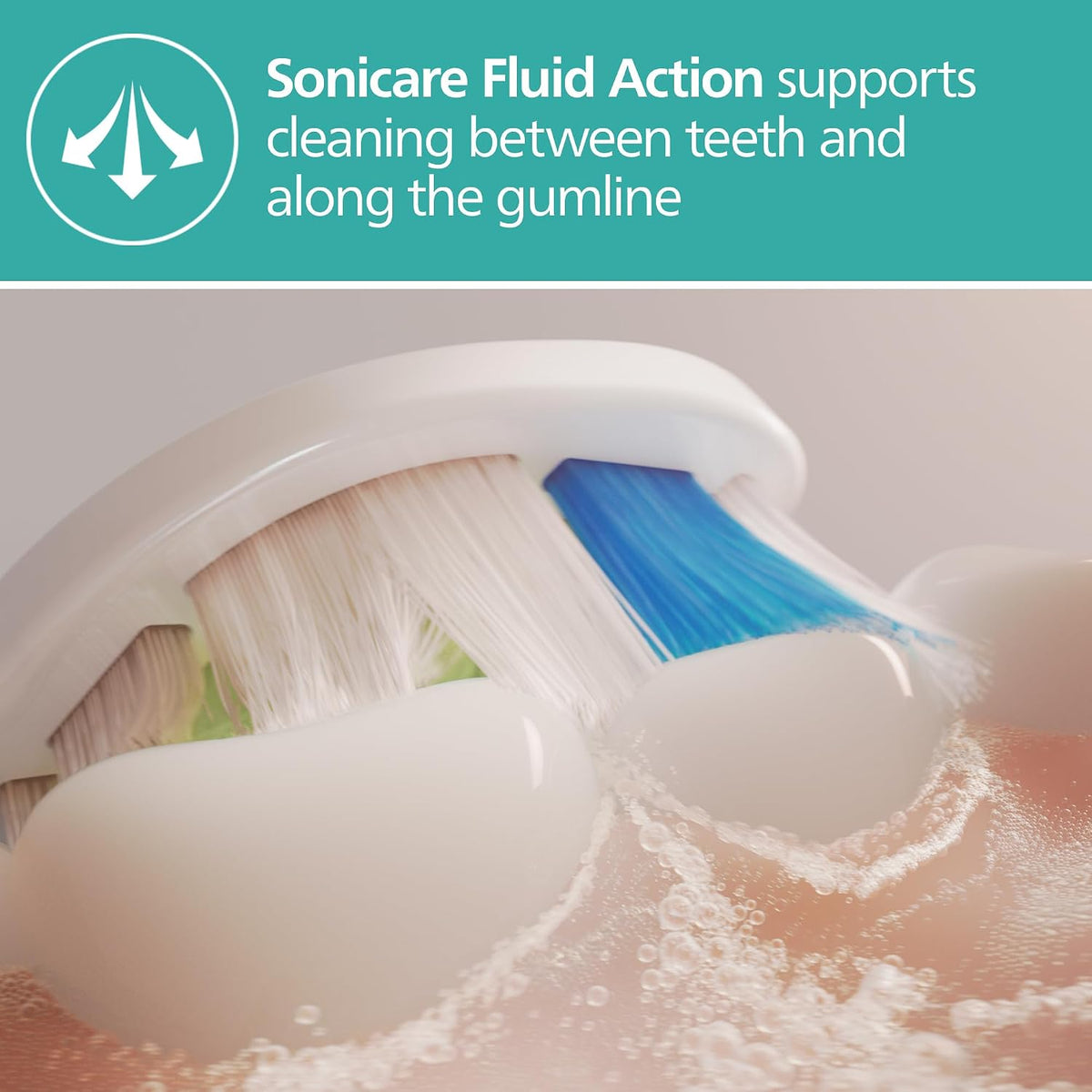 Philips Sonicare Optimal White Brush Head White 2PK HX6062/14 — White