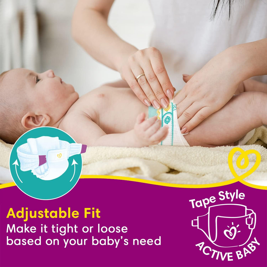 Pampers Active Baby Diapers, Small (46 Count)