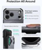 ESR Cyber Tough for iPhone 18 Pro Max/17 Pro Max Case with Flex Stand Grey