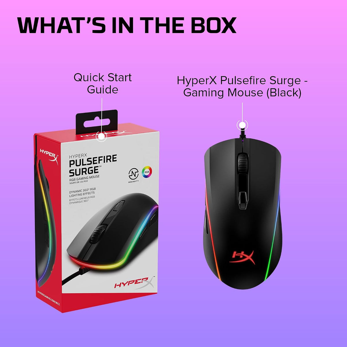 HyperX Hx-Mc002B Pulsefire Surge — product image 9