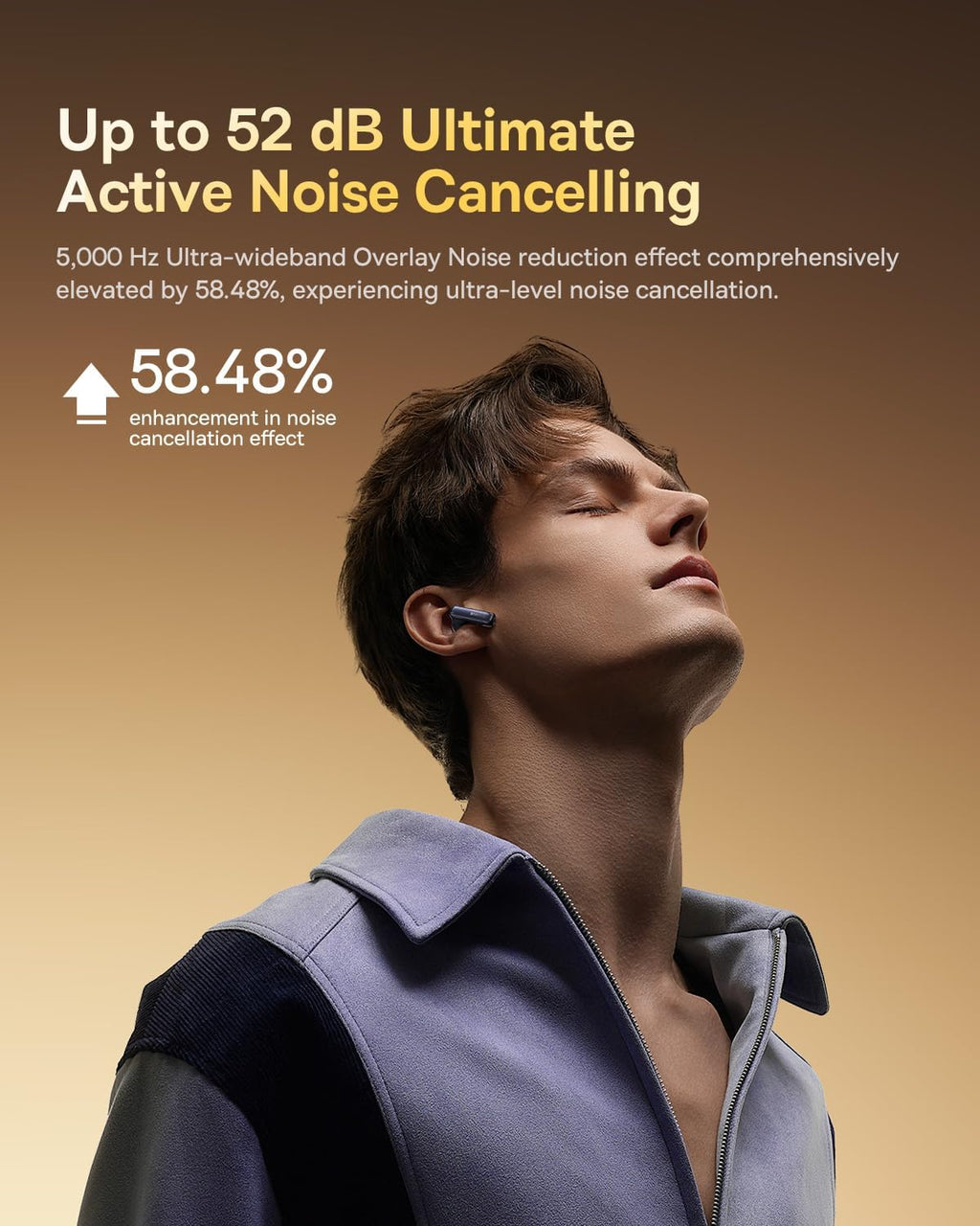 Baseus Bowie M2s Ultra Wireless Earbuds with Smart Touchscreen Case — Black