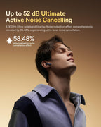 Baseus Bowie M2s Ultra Wireless Earbuds with Smart Touchscreen Case — Black