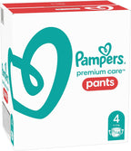 Pampers Premium Care Nappies, Size 4, 9kg-15kg, Best Protection and Comfort from Pampers in Easy Fit Nappies