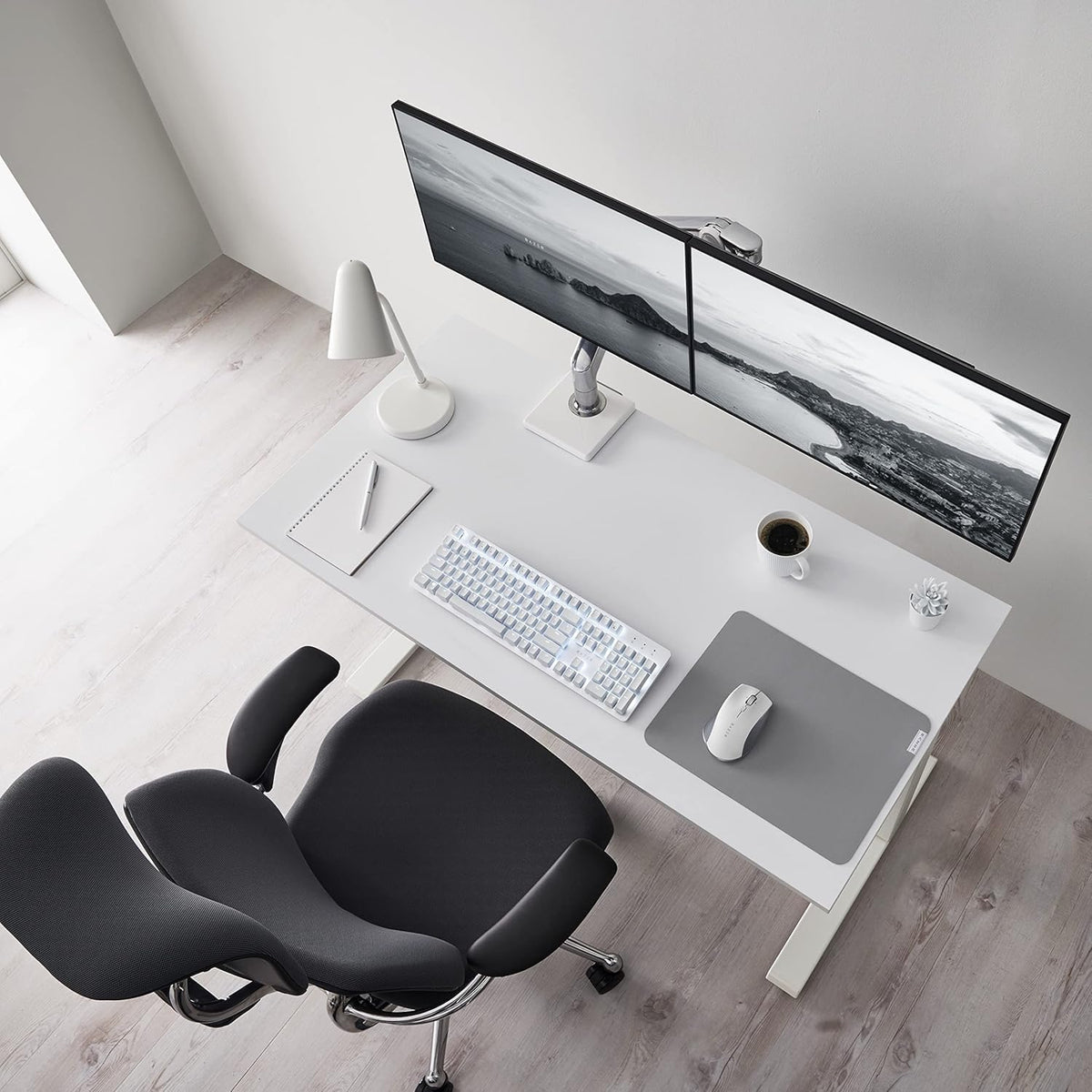 Razer Pro Glide Soft Mouse Mat For Office Comfort And Productivity (Textured Fabric Surface — Gray — product image 2