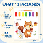 YPLUS Paint with Water Activity Books — Animals