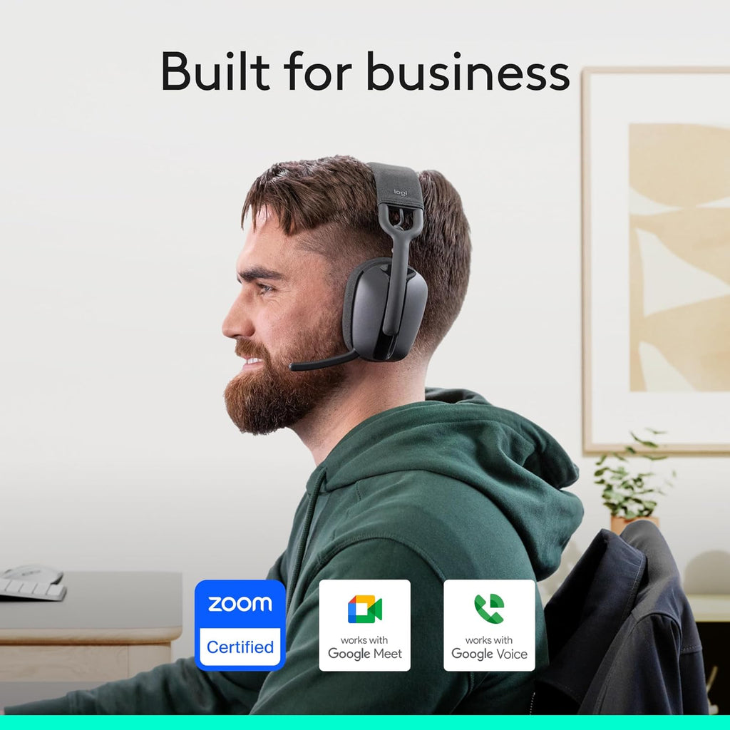 Logitech Zone Vibe Wireless Headset — Graphite