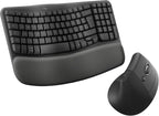 Logitech Wave Keys and Lift Ergonomic Combo — Graphite