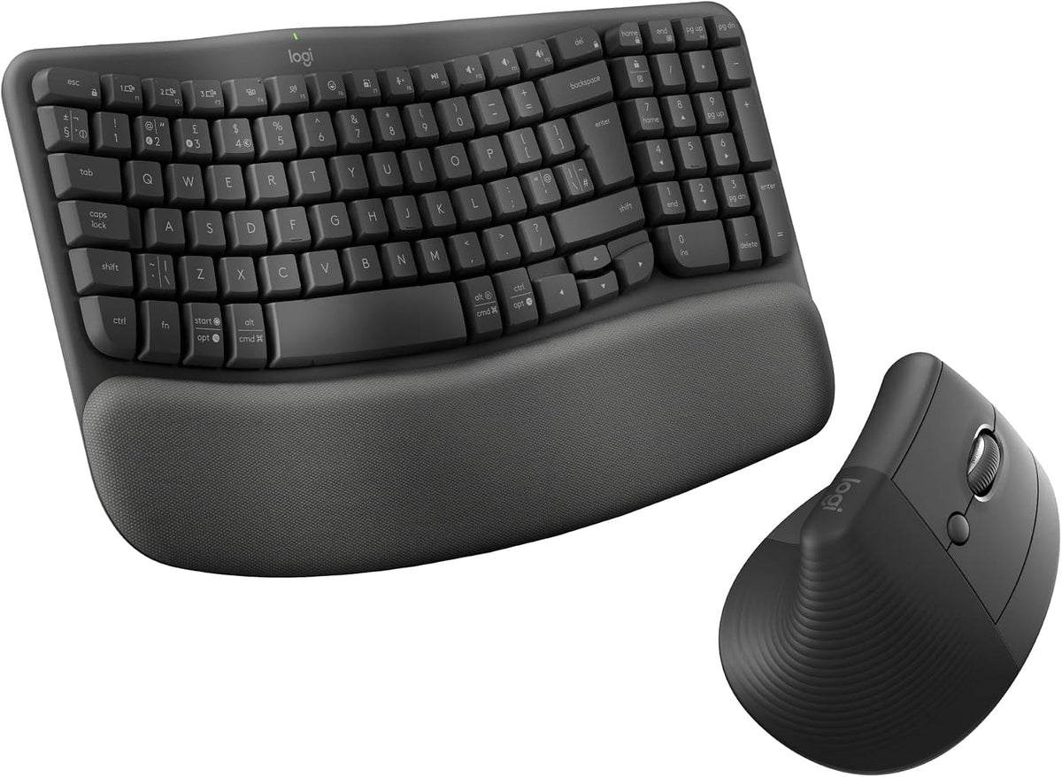 Logitech Wave Keys and Lift Ergonomic Combo — Graphite
