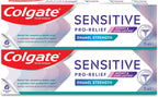 Colgate Sensitive Pro Relief, Repair and Prevent, Instant & Lasting Sensitivity Pain Relief Toothpaste, 2x75ml, 2 Pack — front product image