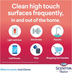 Clorox Scentiva Disinfecting Wipes Grapefruit & Orange Blossom, 75 Wet Wipes — additional view 6