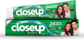 Closeup Triple Fresh Gel Toothpaste, Menthol Fresh, for 24HR fresh breath, 120ml — front product image