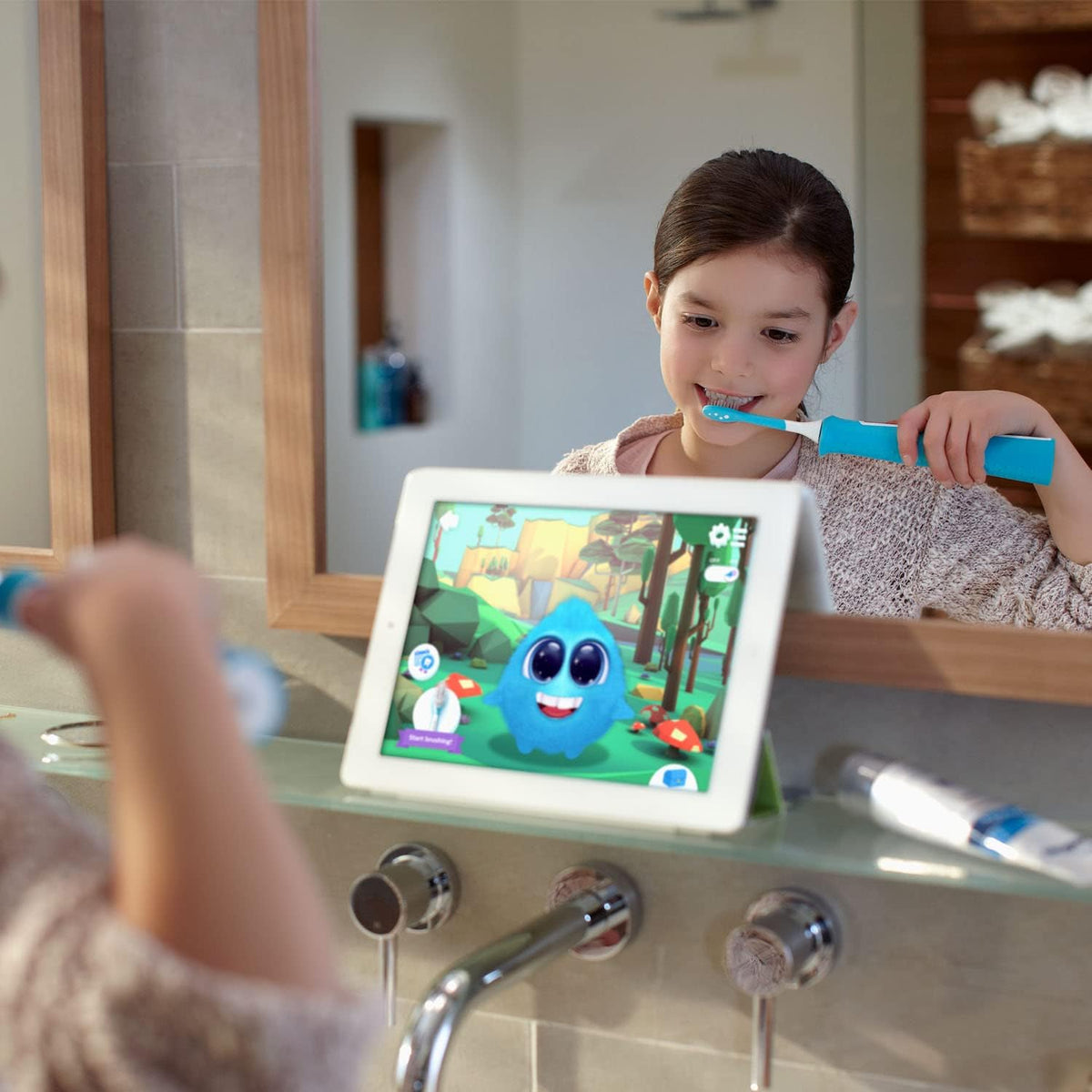 Philips Sonicare for Kids HX6322/04 Electric Toothbrush with Bluetooth App — blue