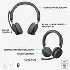 Logitech Zone 950 Wireless Headset — Graphite
