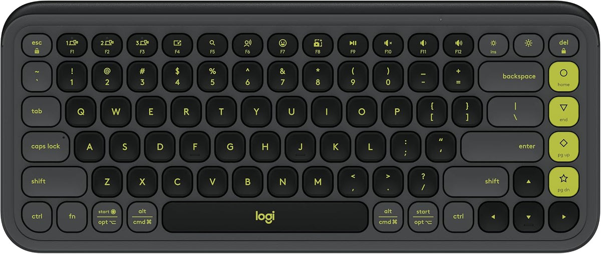 Logitech POP ICON Keys Keyboard — Graphite