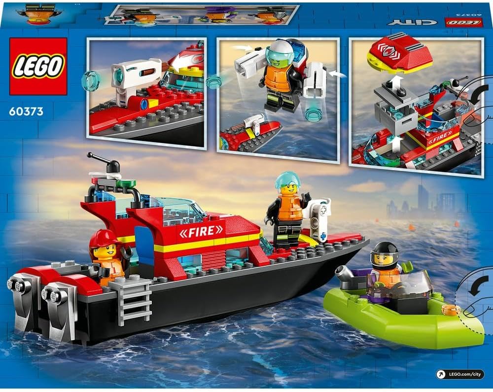 LEGO City Fire Rescue Boat 60373