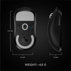 Logitech G PRO X SUPERLIGHT Gaming Mouse — Black