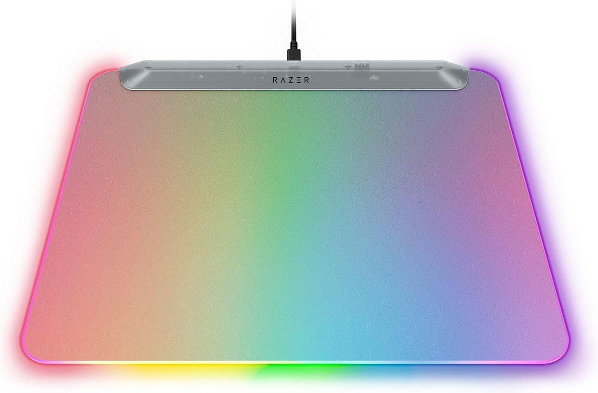 Razer Firefly V2 Pro Fully Illuminated RGB Gaming Mouse Mat — Phantom White Edition — product image 8