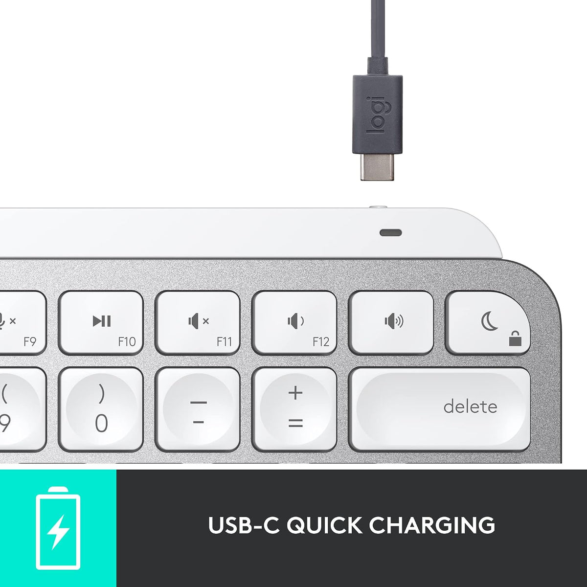 Logitech MX Keys Mini for Mac Keyboard — Pale Grey