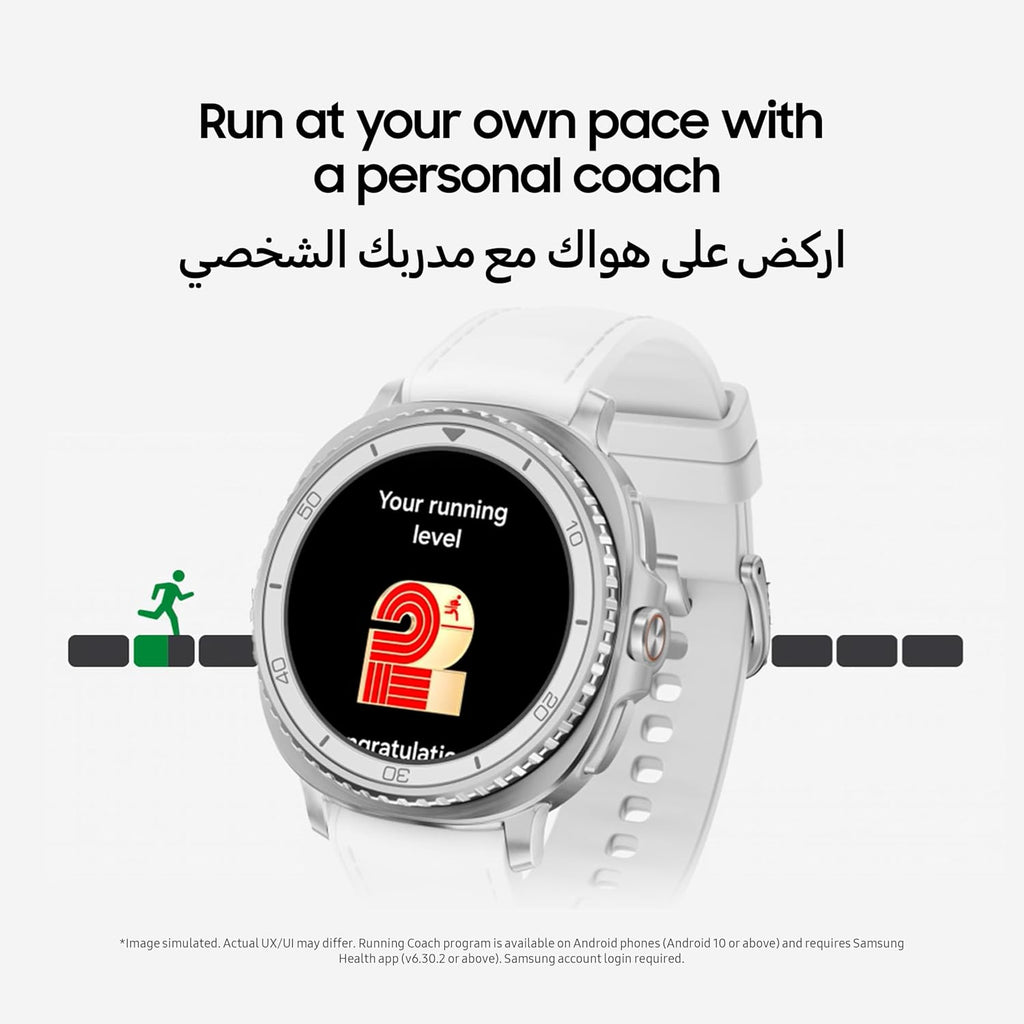 Samsung Galaxy Watch8 Classic Black, LTE, 46mm Smartwatch, Cushion Design, Rotating Bezel, Quick Button, 3nm Processor, Sleep Coaching, Running Coach (UAE Version)