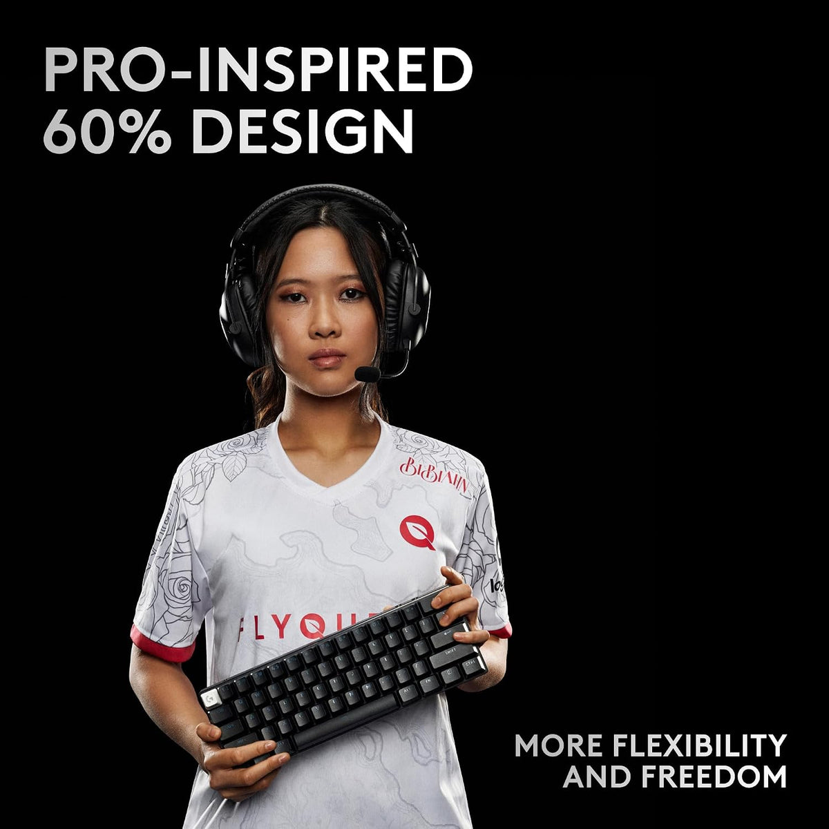 Logitech G PRO X 60 LIGHTSPEED Gaming Keyboard — Black