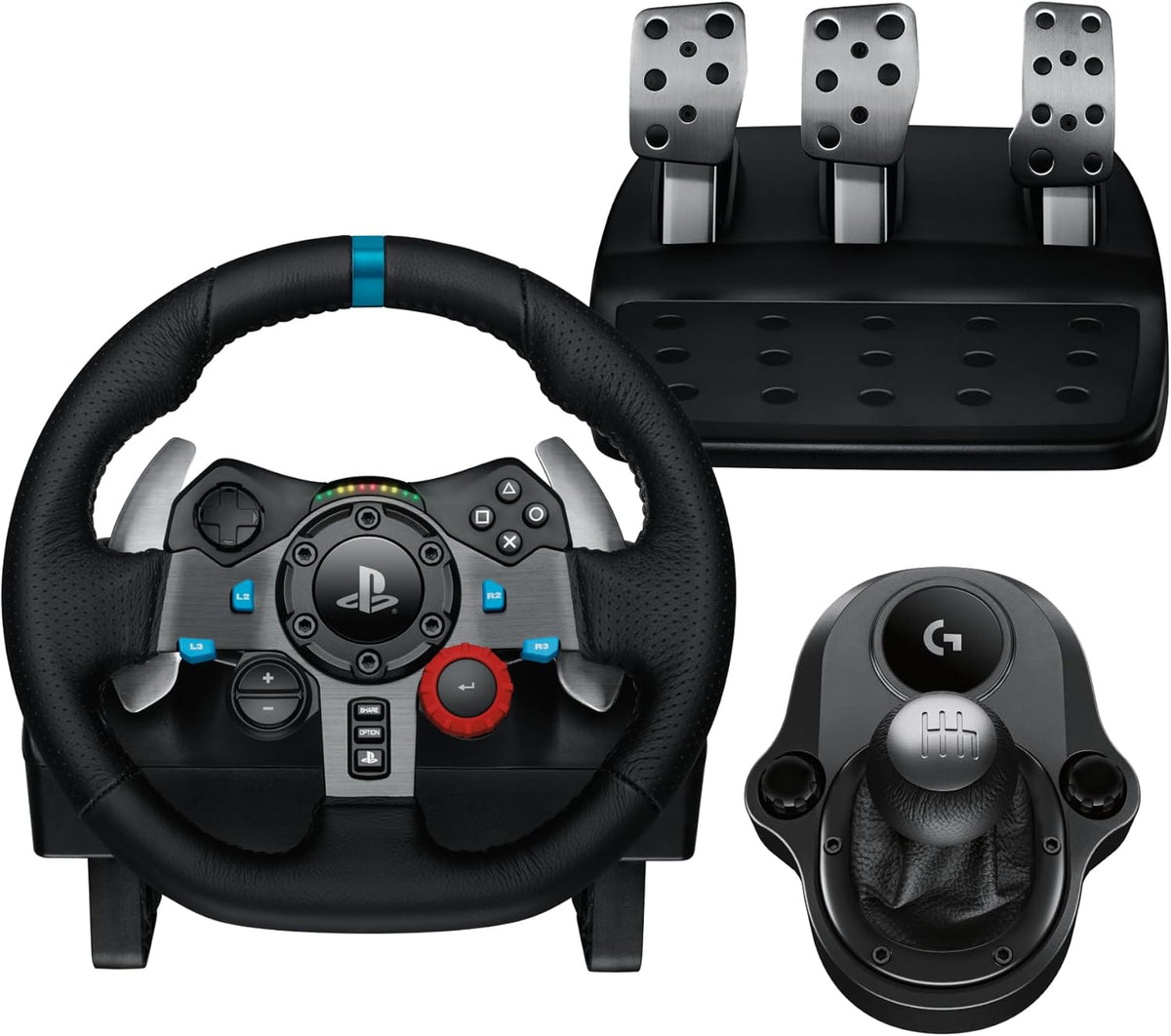 Logitech G29 SE with Shifter Racing Wheel and Pedals — Black