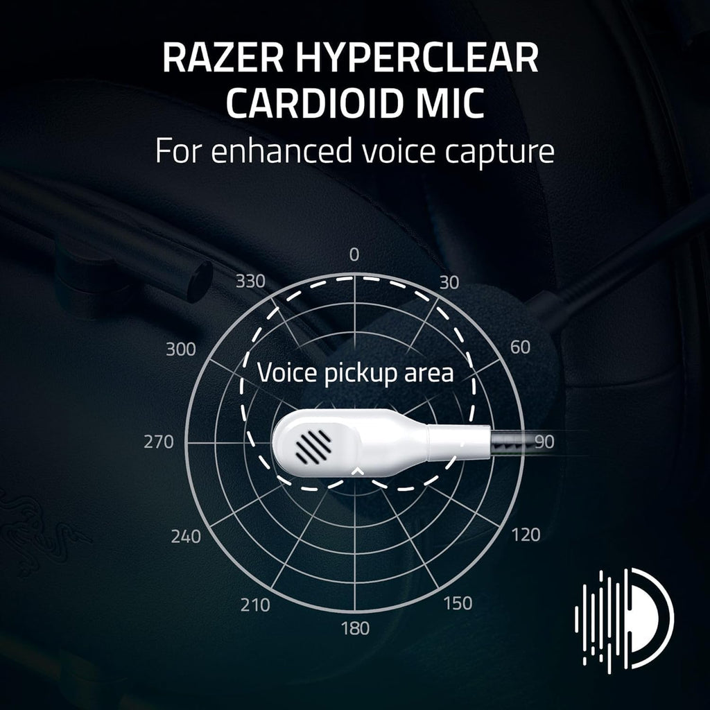 Razer BlackShark V2 X PlayStation licensed Gaming Headset — White — product image 4