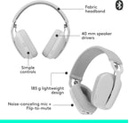 Logitech Zone Vibe 100 Headset — Off White