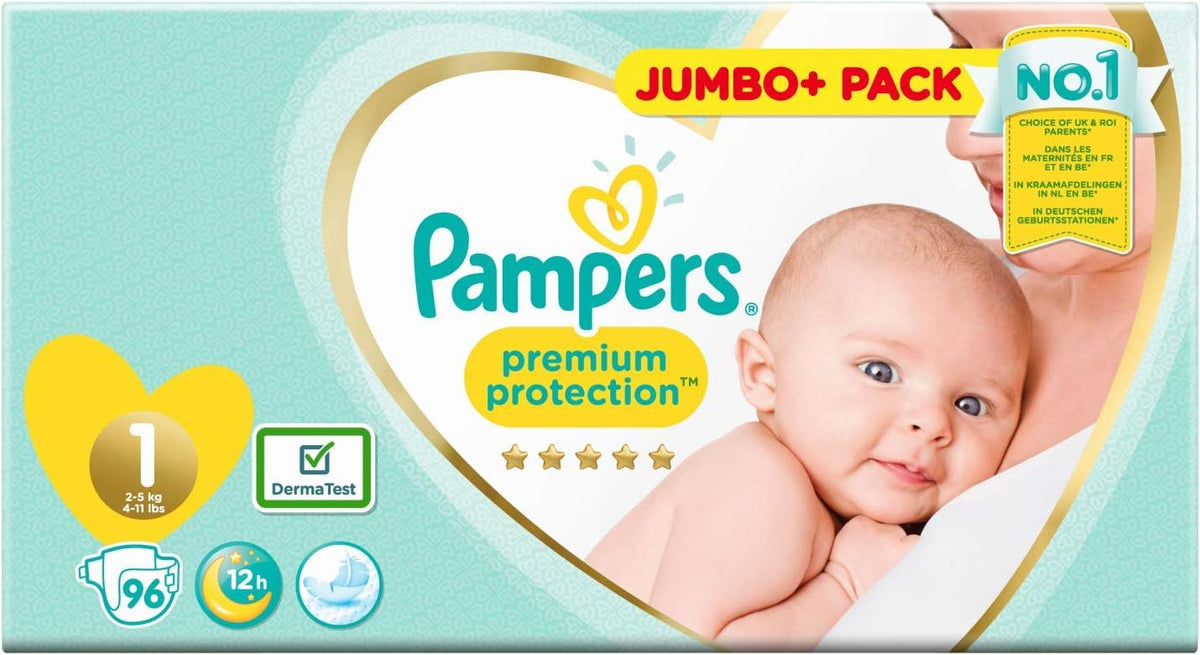 Pampers Premium Protection 81686981 Nappies White