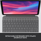 Logitech Combo Touch Keyboard Case for iPad 10th Gen / A16 — Grey