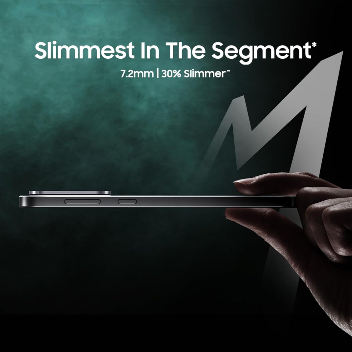 Samsung Galaxy M56 5G Mobile (Light Green, 8GB RAM, 128GB Storage) | Segment's Slimmest | Gorilla Glass Victus+ | 10 Bit HDR Video | 50MP Camera | AI | Vapour Cooling Chamber | Lag-free Gaming