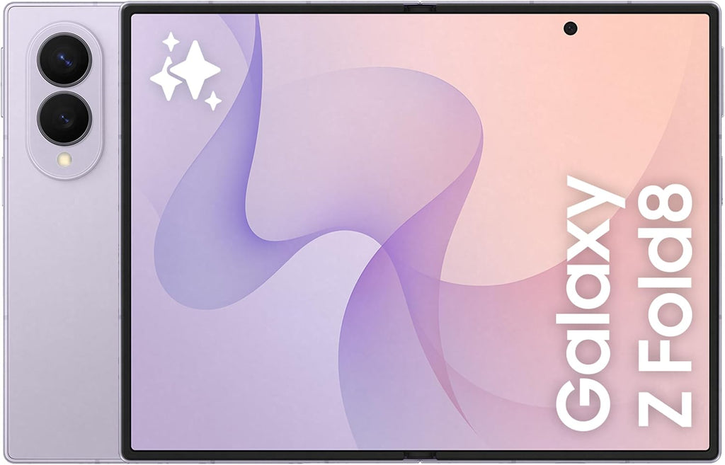 Samsung Galaxy Z Fold8 Lavender, 512GB, All-new Shape, Customized Processor,4800mAh Battery, 12GB RAM, Dual 50MP Camera, Now Nudge, 2 Years Manufacturer Warranty (UAE Type Approved)(Amazon Exclusive)