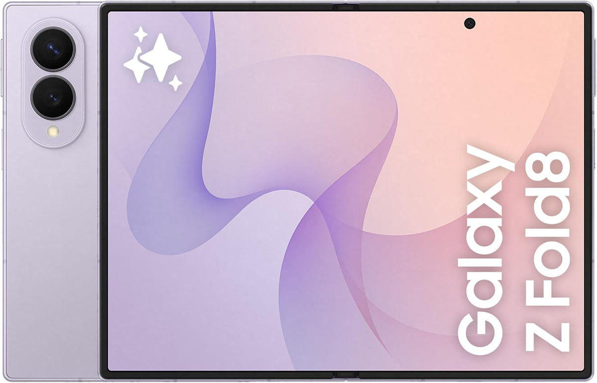 Samsung Galaxy Z Fold8 Lavender, 512GB, All-new Shape, Customized Processor,4800mAh Battery, 12GB RAM, Dual 50MP Camera, Now Nudge, 2 Years Manufacturer Warranty (UAE Type Approved)(Amazon Exclusive)
