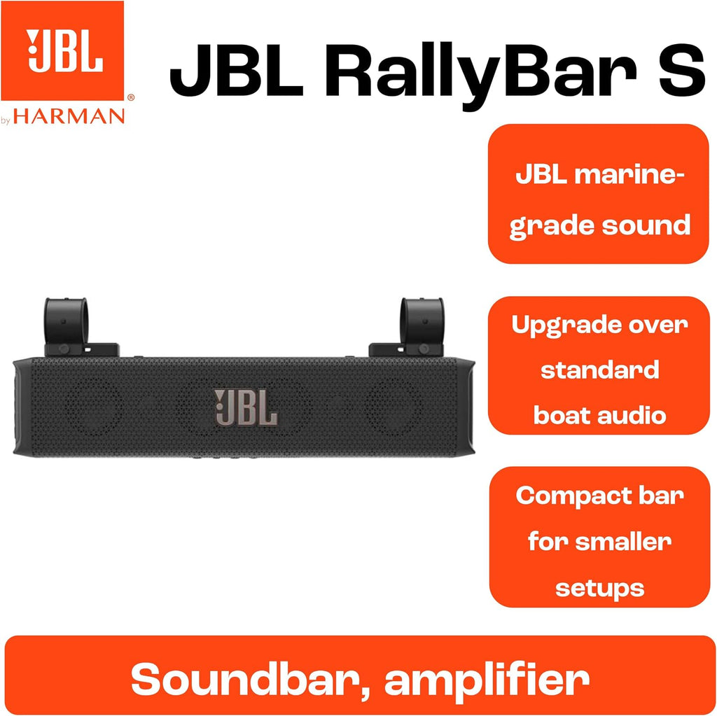 JBL RallyBar S 21-Inch Vehicle and Marine Soundbar