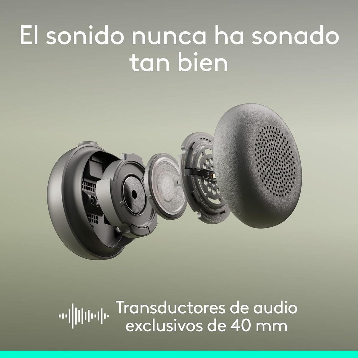 Logitech Zone Wireless 2 ES Headset — Grey / White
