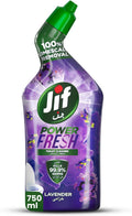 JIF Power Fresh Toilet Cleaner Liquid, Lavender, 750ml — front product image