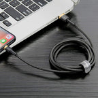 Baseus USB to Lightning Charging Cable iPhone 14 Pro Max Cafule Nylon Braided High-Density Quick Charge — 3 Meter / 2.0 A
