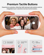 Belkin SheerForce Protect MagSafe Compatible iPhone Air Case with Slim Design & Anti-Scratch Treated Coating - Magnetic, Transparent, & Shockproof Protective iPhone Case - Pink