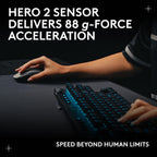 Logitech G PRO 2 LIGHTSPEED Gaming Mouse — Black
