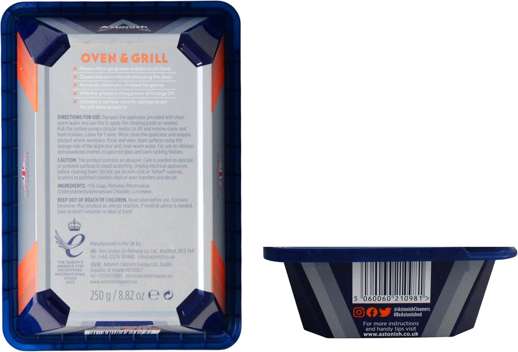 Astonish Oven & Grill Specialist Cleaner & Sponge, 250gm, HOAST046 — additional product view 2