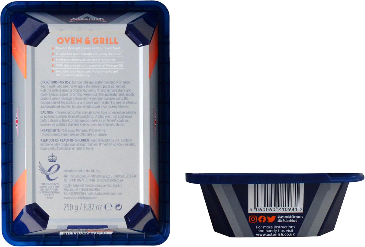 Astonish Oven & Grill Specialist Cleaner & Sponge, 250gm, HOAST046 — additional product view 2