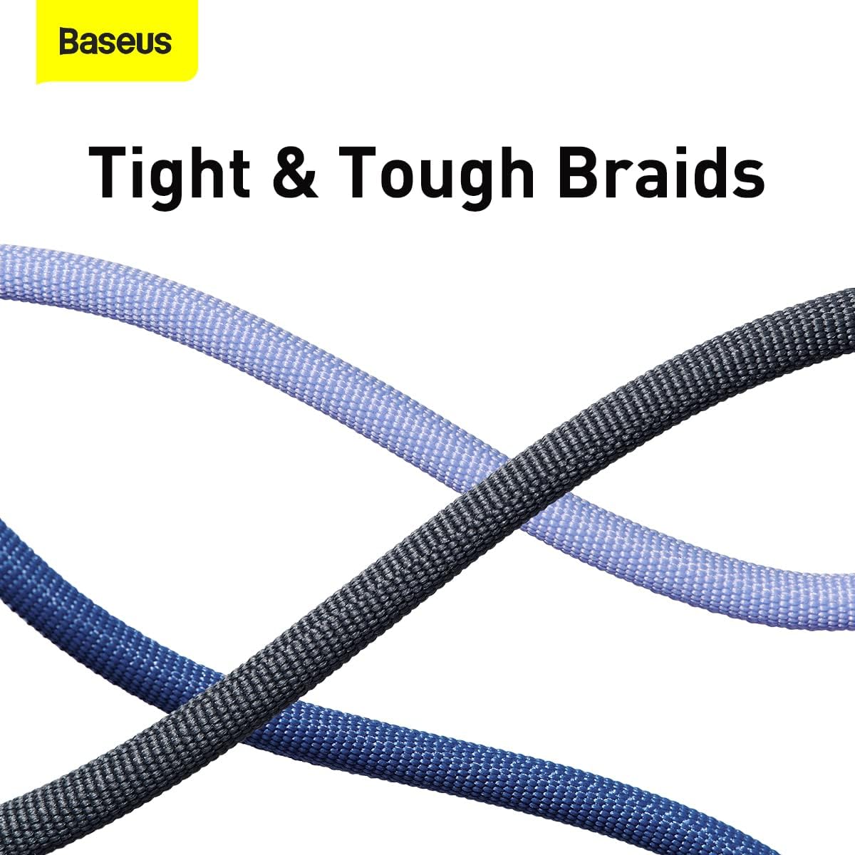 Baseus Crystal Shine USB-C to USB-C Cable 100W — 1.2m — Blue