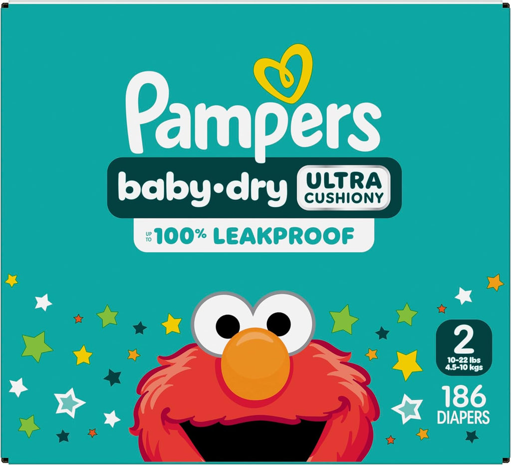Pampers Baby Dry Diapers Size 2 186 Count