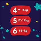 Pampers Night Nappies Pants Size 6 (15+kg) Baby-Dry, Monthly Box, Nappy Panties Provide Extra Protection for the All Night, 138 Nappies